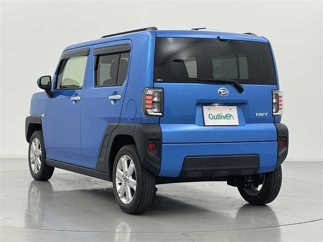 ダイハツ タフト G 熊本県 2021(令3)年 2.5万km スプラッシュブルーM ワンオーナー　/ガラスルーフ/純正ナビ（ＣＤ・ＤＶＤ・フルセグ・ＢＴ・ＳＤ・ｉｐｏｄ・ＵＳＢ）/社外前後ドライブレコーダー　/バックカメラ　/前席シートヒーター　/衝突軽減ブレーキ　/横滑り防止　/車線逸脱警報　/標識認識機能/ふらつき警報機能/先行車発進お知らせ機能/誤発進抑制機能/電動パーキングブレーキ/アイドリングストップ/ルーフレール/純正フロアマット/純正１５インチAW/オートライト/LEDヘッドライト/フォグライト/スマートキー/プッシュスタート/保証書/取扱説明書