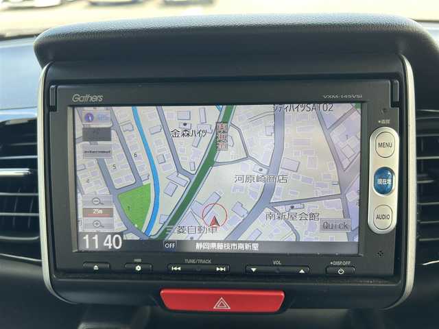 ホンダ Ｎ ＢＯＸ カスタム G ターボ Lパッケージ 静岡県 2015(平27)年 1.9万km スマートブラック ワンオーナー　/純正ナビ　/・ＴＶ　/・Ｂｌｕｅｔｏｏｔｈ接続　/・ＤＶＤ再生　/両側パワースライドドア/クルーズコントロール　/バックカメラ/プッシュスタート　/スマートキー　/ＥＴＣ　/ベンチシート　/ハーフレザー　/ＨＩＤオートライト/取扱説明書/保証書