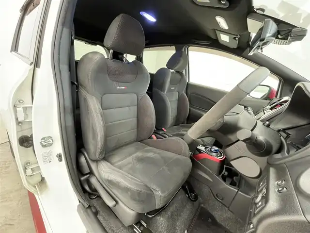 日産 ノート e－パワー ニスモ 滋賀県 2019(平31)年 6.1万km ブリリアントホワイトパール 純正7インチナビ/【Bluetooth/CD/DVD/フルセグTV/AUX/SD】/全方位カメラ/追従クルーズコントロール/レーンキープアシスト/衝突軽減ブレーキ/ETC/前方ドライブレコーダー/デジタルインナーミラー/純正フロアマット/ドアバイザー/プッシュスタート/スマートキー/ステアリングリモコン
