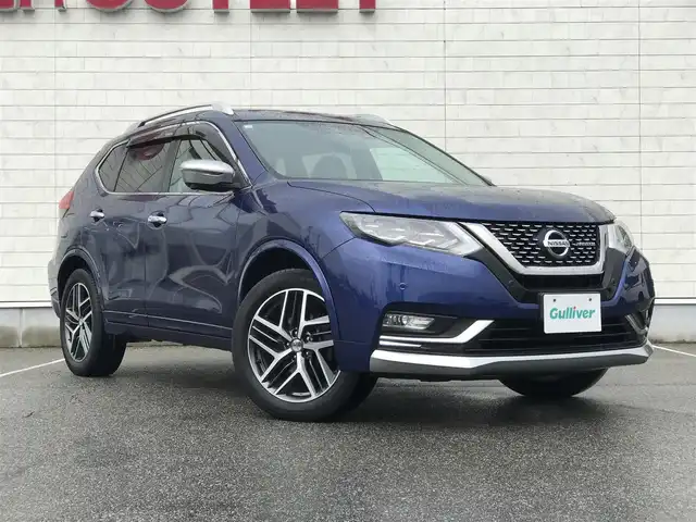 日産 エクストレイル オーテック iパッケージ 富山県 2019(平31)年 5.9万km カスピアンブルー 4WD/純正ナビ/フルセグTV/全周囲カメラ/Bluetooth/ドライブレコーダー/デジタルインナーミラー/衝突被害軽減ブレーキ/コーナーセンサー/レーンキープアシスト/プロパイロット/プッシュスタート/スマートキー/シートヒーター/電動リアゲート/革巻きステアリング/ステアリングスイッチ/ETC