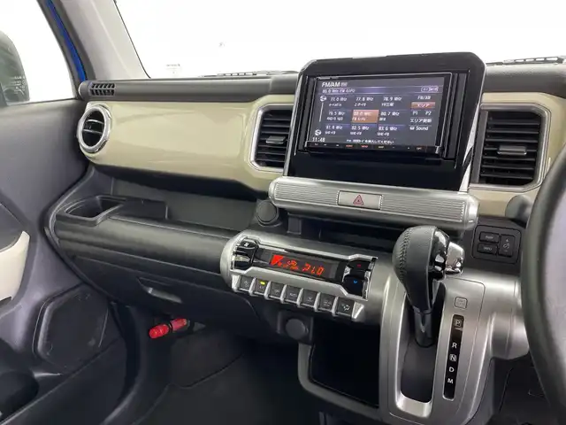 スズキ クロスビー HYBRID MZ 三重県 2017(平29)年 4.1万km スピーディーブルーメタリック/ブラック2トーンルーフ /社外7インチナビ//フルセグ//シートヒーター//クルーズコントロール//衝突軽減ブレーキ//車線逸脱システム//アイドリングストップ//ドライブレコーダー//ETC//ステアリングスイッチ//革巻きステアリング//コーナーセンサー//パドルシフト//LEDヘッドライト//オートハイビーム//スマートキー
