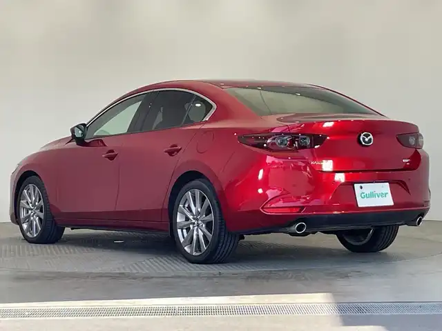 マツダ マツダ３セダン 15S ツーリング 栃木県 2020(令2)年 3.2万km ソウルレッドクリスタルM 純正ナビ/(フルセグTV・Bluetooth・AppleCarPlay・AndroidAuto・CD・DVD・USB・HDMI)/バックカメラ/衝突軽減システム/レーンキープアシスト/オートクルーズコントロール/前後コーナーセンサー/LEDヘッドライト/オートハイビーム/オートライト/ビルトインETC/MTモード付AT/純正アルミホイール/純正フロアマット/アイドリングストップ/スマートキー