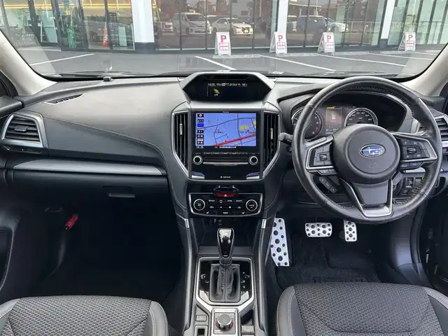 スバル フォレスター ハイブリッド アドバンス 栃木県 2019(令1)年 7.5万km クリスタルブラックシリカ アイサイト/純正8インチナビ/フルセグTV/DVD/Bluetooth/USB/HDMI/MSV/バック/サイドカメラ/ETC/ドライブレコーダー/ハーフレザーシート/パワーシート/シートヒーター/スマートキー×2/LEDヘッドライト/フォグランプ/オートハイビーム/レーダークルーズコントロール/ブラインドスポットモニター/パドルシフト/ステアリングリモコン/コーナーセンサー