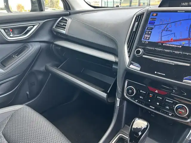 スバル フォレスター ハイブリッド アドバンス 栃木県 2019(令1)年 7.5万km クリスタルブラックシリカ アイサイト/純正8インチナビ/フルセグTV/DVD/Bluetooth/USB/HDMI/MSV/バック/サイドカメラ/ETC/ドライブレコーダー/ハーフレザーシート/パワーシート/シートヒーター/スマートキー×2/LEDヘッドライト/フォグランプ/オートハイビーム/レーダークルーズコントロール/ブラインドスポットモニター/パドルシフト/ステアリングリモコン/コーナーセンサー