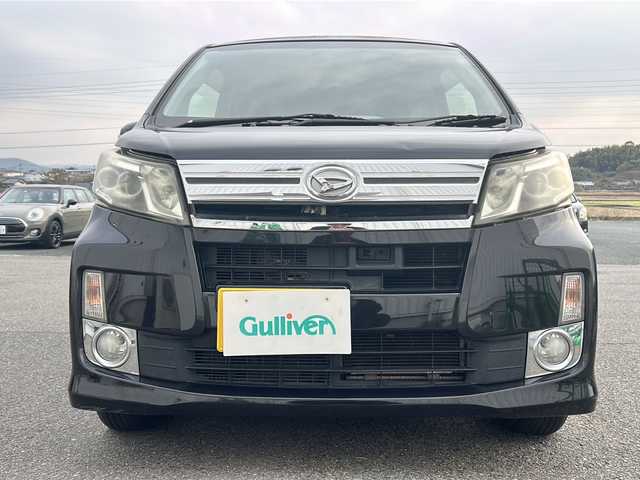 ダイハツ ムーヴ カスタム X LTD SA 福岡県 2013(平25)年 15.9万km ブラックマイカメタリック 純正SDナビ/（AM/FM/CD/ワンセグTV）/プッシュスタートボタン/スマートキー/スペアキー有/純正14インチアルミホイール/ベンチシート/キセノンヘッドライト/オートライト/ドアバイザー