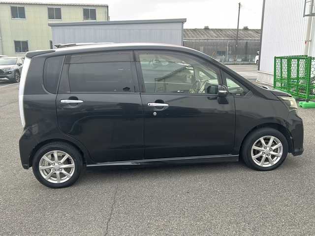 ダイハツ ムーヴ カスタム X LTD SA 福岡県 2013(平25)年 15.9万km ブラックマイカメタリック 純正SDナビ/（AM/FM/CD/ワンセグTV）/プッシュスタートボタン/スマートキー/スペアキー有/純正14インチアルミホイール/ベンチシート/キセノンヘッドライト/オートライト/ドアバイザー