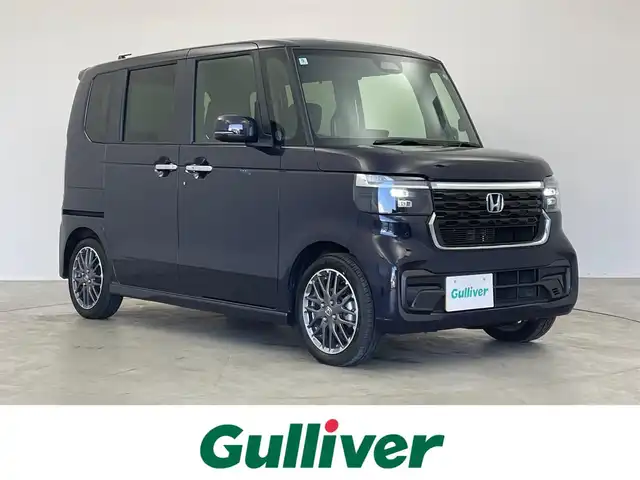 ホンダ Ｎ ＢＯＸ カスタム ターボ 埼玉県 2024(令6)年 0.6万km トワイライトミストブラックパール ホンダセンシング/衝突軽減ブレーキ/レーンキープ/アダプティブクルーズコントロール/オートハイビーム/誤発進抑制機能/純正9インチSDナビ/DTV DVD CD BT USB SD iPod/マルチビューカメラ/パドルシフト/両側パワースライドドア/ハーフレザー/前席シートヒーター/オートリトラミラー/チップアップシート/LEDオートライト/スペアキー