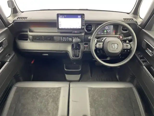 ホンダ Ｎ ＢＯＸ カスタム ターボ 埼玉県 2024(令6)年 0.6万km トワイライトミストブラックパール ホンダセンシング/衝突軽減ブレーキ/レーンキープ/アダプティブクルーズコントロール/オートハイビーム/誤発進抑制機能/純正9インチSDナビ/DTV DVD CD BT USB SD iPod/マルチビューカメラ/パドルシフト/両側パワースライドドア/ハーフレザー/前席シートヒーター/オートリトラミラー/チップアップシート/LEDオートライト/スペアキー