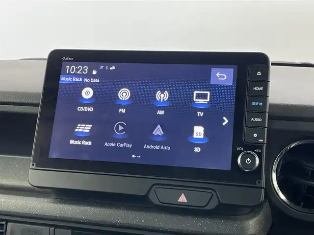 ホンダ Ｎ ＢＯＸ カスタム ターボ 埼玉県 2024(令6)年 0.6万km トワイライトミストブラックパール ホンダセンシング/衝突軽減ブレーキ/レーンキープ/アダプティブクルーズコントロール/オートハイビーム/誤発進抑制機能/純正9インチSDナビ/DTV DVD CD BT USB SD iPod/マルチビューカメラ/パドルシフト/両側パワースライドドア/ハーフレザー/前席シートヒーター/オートリトラミラー/チップアップシート/LEDオートライト/スペアキー