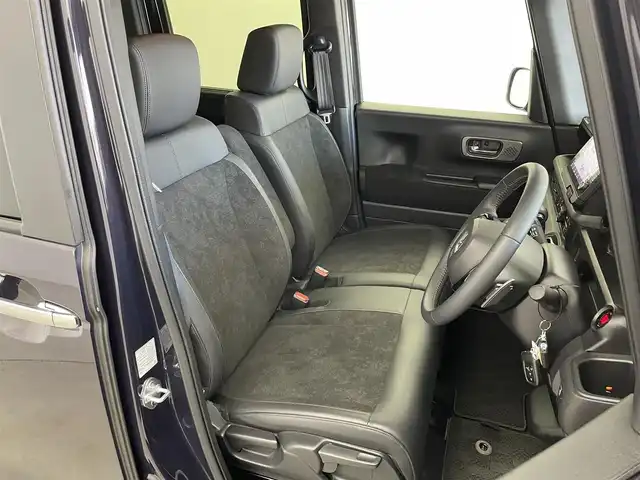 ホンダ Ｎ ＢＯＸ カスタム ターボ 埼玉県 2024(令6)年 0.6万km トワイライトミストブラックパール ホンダセンシング/衝突軽減ブレーキ/レーンキープ/アダプティブクルーズコントロール/オートハイビーム/誤発進抑制機能/純正9インチSDナビ/DTV DVD CD BT USB SD iPod/マルチビューカメラ/パドルシフト/両側パワースライドドア/ハーフレザー/前席シートヒーター/オートリトラミラー/チップアップシート/LEDオートライト/スペアキー