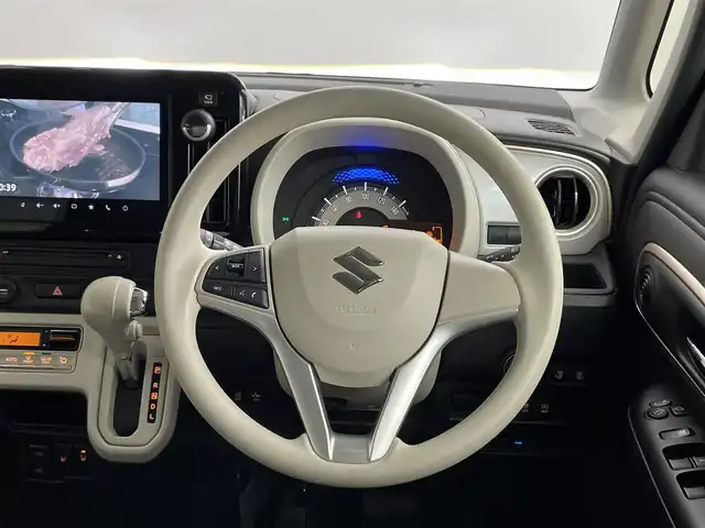 スズキ ワゴンＲ スマイル HYBRID X 道央・札幌 2024(令6)年 1.2万km アーバンブラウンパールM / ウッディブラウン ・４WD/・寒冷地仕様/・純正メモリナビ/　CD／DVD／Bluetooth／フルセグ/・全方位モニター/・ビルトインETC/・社外ドライブレコーダー/・衝突軽減ブレーキ/・レーンキープアシスト/・横滑り防止装置/・アイドリングストップ/・コーナーセンサー/・両側パワースライドドア/・前席シートヒーター/・ステアリングスイッチ/・USB入力端子/・LEDヘッドライト/・フォグライト/・スマートキー/・プッシュスタート