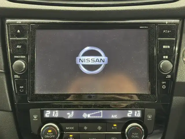 日産 エクストレイル ハイブリッド 20X 三重県 2018(平30)年 3.1万km ダイヤモンドブラック ハイブリッド/4WD（ALL MODE 4x4-i）/フロアCVT/純正 9インチナビ MM517D-L/（iPod/USB/SD/CD/DVD/Blu-ray/TV/FM/AM/BluetoothMUSIC STOCKER/AUX/VTR（ドラレコ）/HDMI/）/【OP】インテリジェント アラウンドビューモニター（移動物検知機能付）/ドライブレコーダー 前方/ビルトイン ETC/安全/・エマージェンシーブレーキ/・LDW（車線逸脱警報）/・進入禁止標識検知機能/・フロント＆バックソナー/・コーナリングスタビリティアシスト/・アクティブエンジンブレーキ/装備/・【OP】インテリジェント ルームミラー（デジタルインナーミラー）/・リモコンオートバックドア/・防水シート（黒）/・左右独立オートエアコン/・オートライト/・LEDヘッドライト/・フロントフォグライト/・ステアリングスイッチ/・プッシュスタート/・電動格納ドアミラー/・純正17inAW/・保/取/ナビ取/・インテリジェントキーx2
