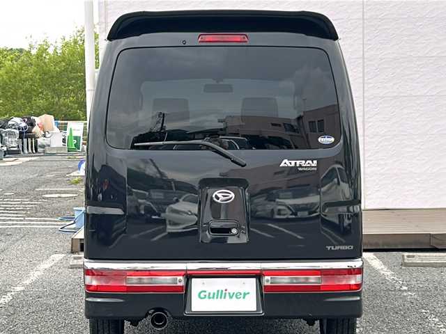ダイハツ アトレー ワゴン カスタム ターボ RS 千葉県 2006(平18)年 12.9万km ブラックマイカ オーディオ　ターボ　両側スライドドア　純正サイド　リアスポイラー　純正アルミホイール　社外フロアマット　キセノンヘッドライト　ＡＢＳ　エアバッグＷ　リモコンキー　ドアバイザー　取扱説明書　保証書
