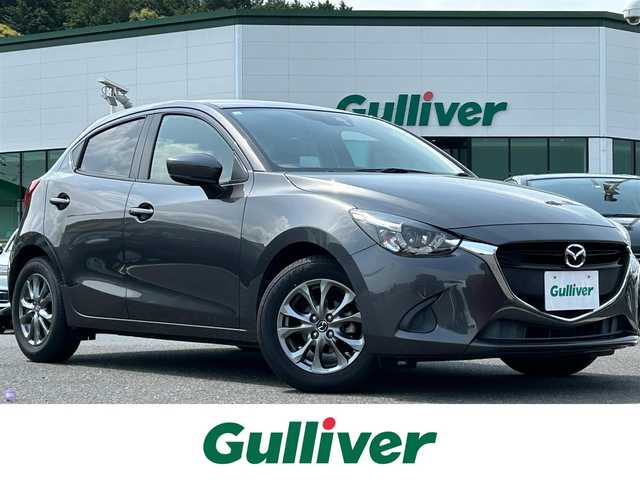 マツダ デミオ 13S ツーリング 島根県 2016(平28)年 1.9万km マシーングレープレミアムM スマートシティブレーキサポート/純正ナビ/Bluetooth/USB/ステアリングスイッチ/スマートキー/プッシュスタート /アイドリングストップ/ETC/純正アルミホイール/LEDオートライト/純正フロアマット