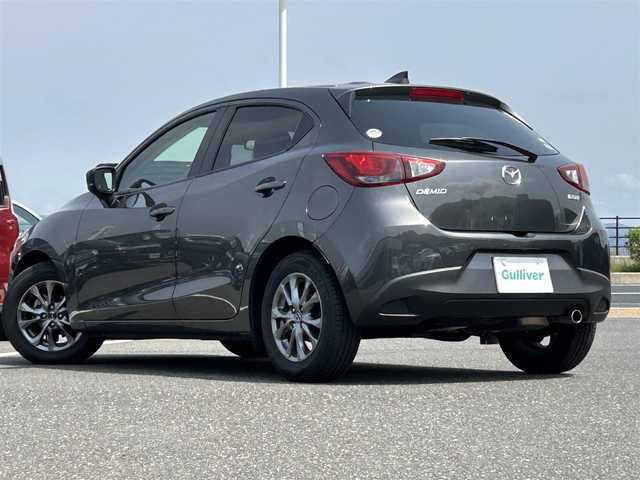 マツダ デミオ 13S ツーリング 島根県 2016(平28)年 1.9万km マシーングレープレミアムM スマートシティブレーキサポート/純正ナビ/Bluetooth/USB/ステアリングスイッチ/スマートキー/プッシュスタート /アイドリングストップ/ETC/純正アルミホイール/LEDオートライト/純正フロアマット