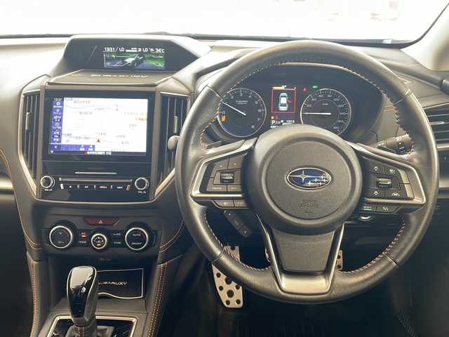スバル ＸＶ ハイブリッド アドバンス 岐阜県 2018(平30)年 2.9万km クールグレーカーキ 純正ナビゲーション/Bluetooth/フルセグ/CD/DVD/バックモニター/サイドビューモニター/アイサイト/ドライブレコーダー/ETC/LEDヘッドライト/コーナーセンサー/ハーフレザーシート/前席パワーシート/ブラインドスポットモニター/ステアリング連動ヘッドランプ/プッシュスタート/スマートキー/RAB（Reverse Automatic Braking）