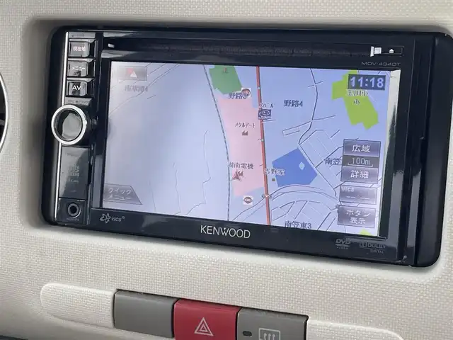 ダイハツ ミラ ココア プラスX 滋賀県 2012(平24)年 6.6万km ミストブルーマイカメタリック 社外6.1インチナビ/【CD/DVD/ワンセグTV/AUX】/バックカメラ/前方ドライブレコーダー/プッシュスタート/スマートキー/ドアバイザー/純正フロアマット