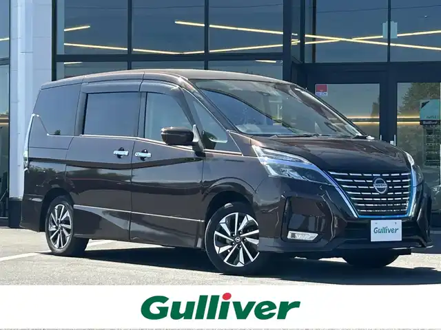 日産 セレナ e－パワー ハイウェイスター V 栃木県 2020(令2)年 7.9万km インペリアルアンバーP エマージェンシーブレーキ/純正10インチメモリナビ/フルセグTV/DVD/Blu-ray/Bluetooth/HDMI/純正フリップダウンモニター/アラウンドビューモニター/プロパイロット/インテリジェントルームミラー/ETC/ドライブレコーダー/両側ハンズフリーパワースライドドア/ステアリングリモコン/ヒーター/シートヒーター/ブラインドスポットモニター/LEDヘッドライト/フォグランプ/オートハイビーム/シートバックテーブル/ロールサンシェード/スマートキー/純正16インチAW