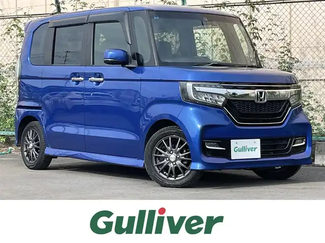 ホンダ Ｎ ＢＯＸ カスタム G L ホンダセンシング 東京都 2017(平29)年 5.1万km ブリリアントスポーティブルーメタリック2トーン ナビ　/電動ドア　/アダプティブクルコン　/純正ドライブレコーダー　/ビルトインＥＴＣ　/フルセグＴＶ　/バックカメラ　/Ｂｌｕｅｔｏｏｔｈ　/オートライト　/衝突被害軽減　/スマートキー　/ＬＥＤヘッド