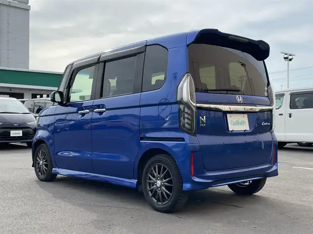 ホンダ Ｎ ＢＯＸ カスタム G L ホンダセンシング 東京都 2017(平29)年 5.1万km ブリリアントスポーティブルーメタリック2トーン ナビ　/電動ドア　/アダプティブクルコン　/純正ドライブレコーダー　/ビルトインＥＴＣ　/フルセグＴＶ　/バックカメラ　/Ｂｌｕｅｔｏｏｔｈ　/オートライト　/衝突被害軽減　/スマートキー　/ＬＥＤヘッド