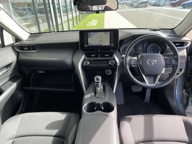 トヨタ ハリアー S 愛知県 2022(令4)年 5.2万km スレートグレーメタリック トヨタセーフティセンス/純正８型ディスプレイオーディオナビ/レーダークルーズコントロール/バックカメラ/コーナーセンサー/純正アルミホイール/LEDヘッドライト/オートマチックハイビーム/衝突軽減システム/Bluetooth/ステアリングスイッチ/スマートキー/プッシュスタート