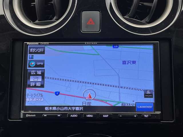 日産 ノート e－パワー B 栃木県 2020(令2)年 5万km ブリリアントシルバー 社外ナビ/（Bluetooth）/バックカメラ/全方位カメラ/エマージェンシーブレーキ/前後コーナーセンサー/ビルトインETC/禁煙車/オートライト/横滑り防止装置/スマートキー/プッシュスタート