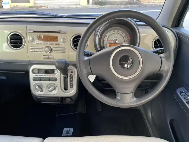 スズキ ラパン X 東京都 2009(平21)年 8.6万km ベージュⅡ 純正CDデッキ/純正１４インチアルミ/エンジンプッシュボタン/スマートキー/バイザー・マット/ABS/Wエアバック/取説