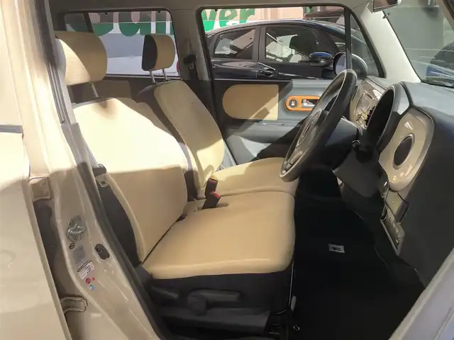 スズキ ラパン X 東京都 2009(平21)年 8.6万km ベージュⅡ 純正CDデッキ/純正１４インチアルミ/エンジンプッシュボタン/スマートキー/バイザー・マット/ABS/Wエアバック/取説