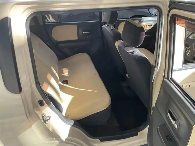 スズキ ラパン X 東京都 2009(平21)年 8.6万km ベージュⅡ 純正CDデッキ/純正１４インチアルミ/エンジンプッシュボタン/スマートキー/バイザー・マット/ABS/Wエアバック/取説