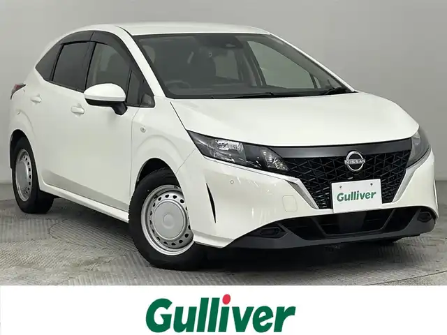 日産 ノート S FOUR 道央・札幌 2022(令4)年 5.8万km ホワイト ・4WD/・社外メモリナビ（MDV-D308BT）/CD/BT/USB/ワンセグ/・ETC/・前後ドライブレコーダー/・ステアヒーター/・オートホールド/・電動パーキング/・エマージェンシーブレーキ/・ドアバイザー/・オートマチックハイビーム/・横滑り防止装置/・前後コーナーセンサー/・レーンキープアシスト/・前席シートヒーター/・オートライト/・LEDヘッドライト/・プッシュスタート/・スマートキー/・保証書付き