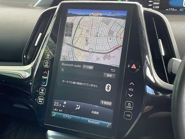 トヨタ プリウス ＰＨＶ A レザーパッケージ 沖縄県 2018(平30)年 8.6万km ホワイトパールクリスタルシャイン 禁煙車/トヨタセーフティセンス/純正ナビ/バックカメラ/レーダークルーズコントロール/前方ドラレコ/ビルトインＥＴＣ２．０/ＢＳＭ/革巻きステアリング/ステアリングスイッチ/電動格納ウィンカーミラー/ステアリングヒーター/パーキングアシスト/レザーシート/前席シートヒーター/社外１８インチアルミ/モデリスタエアロ/ＬＥＤライト/オートライト/フォグランプ/オートマチックハイビーム