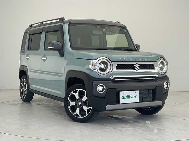 スズキ ハスラー Jスタイル Ⅱ 沖縄県 2022(令4)年 1.7万km オフブルーメタリック/ガンメタリック2トーンルーフ スズキセーフティーサポート/KENWOODナビ【MDV-D3088TW】/   ワンセグTV/bluetooth/FM/AM/LEDヘッドライト/前席シートヒーター