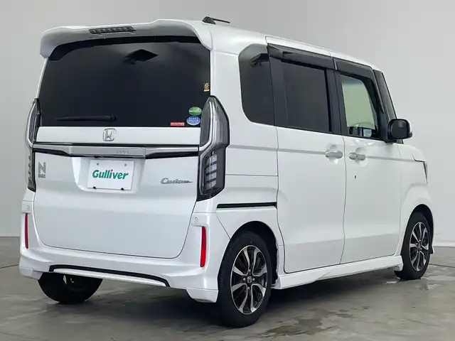 ホンダ Ｎ ＢＯＸ カスタム G L ホンダセンシング 新潟県 2020(令2)年 6.1万km プラチナホワイトパール 純正メモリナビ/（BT/FM/AM/フルセグTV）/バックカメラ/ステアリングスイッチ/両側パワースライドドア/前後ドライブレコーダー/シーケンシャルウィンカー/エンジンスターター/サンシェード/電格ミラー/ドアバイザー/ETC/スペアキー2本/取扱説明書/保証書/整備記録簿