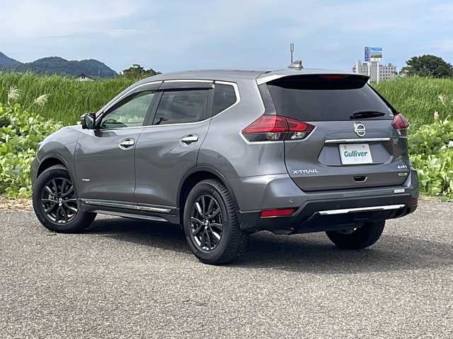 日産 エクストレイル ハイブリッド 20S 新潟県 2021(令3)年 5.1万km ダークメタルグレー 4WD/純正SDナビ/CD/DVD/BT/フルセグテレビ/全方位カメラ/ETC/ドライブレコーダー/衝突被害軽減ブレーキ/レーンキープアシスト/レーダークルーズコントロール/革シート/パワーシート/MTモード付きAT/ステアリングスイッチ/スマートキー/プッシュスタート/LEDヘッドライト/オートライト/オートハイビーム/純正17インチアルミホイール