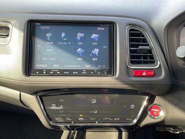 ホンダ ヴェゼル ハイブリッド X 青森県 2014(平26)年 12.1万km クリスタルブラックパール ・4WD/・純正ナビ/・バックカメラ/・Bluetooth/・衝突軽減ブレーキ/・クルーズコントロール/・プッシュスタート/・スマートキー/・パドルシフト/・純正16AW/・純正LEDヘッドライト/・純正フォグ/・ETC/・保証書・取説あり