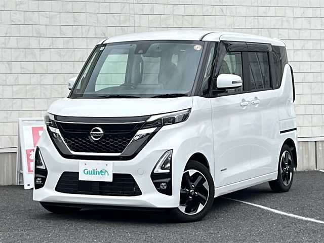 日産 ルークス HWS X プロパイロットED 千葉県 2020(令2)年 2.1万km ホワイトパール 純正９インチナビフルセグTV/（CD/DVD/SD/SDREC/Bluetooth)/アラウンドビューカメラ/両側パワースライドドア/プロパイロット/レーダークルーズコントロール/エマージェンシーブレーキシステム/LEDヘッドライト/LEDフォグランプ/オートハイビーム/レーンキープアシスト/アイドリングストップ/電動パーキングブレーキ/オートブレーキホールド/取扱説明書/保証書