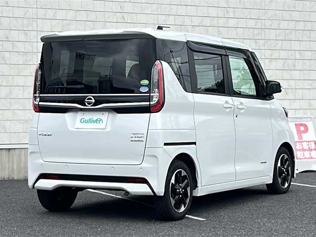 日産 ルークス HWS X プロパイロットED 千葉県 2020(令2)年 2.1万km ホワイトパール 純正９インチナビフルセグTV/（CD/DVD/SD/SDREC/Bluetooth)/アラウンドビューカメラ/両側パワースライドドア/プロパイロット/レーダークルーズコントロール/エマージェンシーブレーキシステム/LEDヘッドライト/LEDフォグランプ/オートハイビーム/レーンキープアシスト/アイドリングストップ/電動パーキングブレーキ/オートブレーキホールド/取扱説明書/保証書