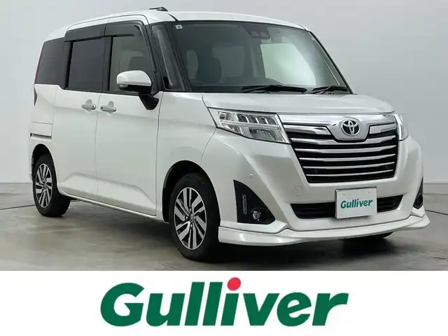 トヨタ ルーミー カスタムG 岡山県 2019(令1)年 3.6万km パールホワイトⅢ 社外9型ナビ MDV-M906HDL/地デジ/DVD/Bluetooth/SD/バックカメラ/スマートアシスト/両側パワースライドドア/シートヒーター/純正フロアマット/純正15インチアルミホイール/ビルトインETC2.0/クルーズコントロール/LEDヘッドライト/オートライト/プッシュスタート /スマートキー/シートカバー