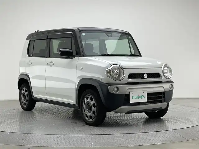 スズキ ハスラー G 兵庫県 2015(平27)年 7.9万km クリスタルホワイトパール/ブラック2トーン ・社外SDナビ/・ワンセグTV/・DVD再生可能/・バックカメラ/・ETC/・シートヒーターD席のみ/・衝突軽減ブレーキ/・アイドリングストップ/・横滑り防止装置/・スマートキー/・プッシュスタート/・社外フロアマット/・ドアバイザー