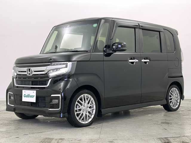 ホンダ Ｎ ＢＯＸ カスタム L ターボ 宮城県 2021(令3)年 6.9万km クリスタルブラックパール 禁煙車/ホンダセンシング/・衝突軽減ブレーキ/・路外逸脱抑制機能/・先行車発進お知らせ機能/・アダプティブクルーズコントロール/・車線維持支援システム/・標識認識機能/・オートハイビーム/・パーキングセンサー/Gathers純正7インチSD/・BT/iPod/SD/USB/AUX/AM/FM/バックカメラ/フルセグTV/両側パワースライドドア/前席シートヒーター/純正ドライブレコーダー（F/R）/純正ビルトインETC/革巻きステアリング/ステアリングスイッチ/パドルシフト/プッシュスタート/スマートキー/LEDヘッドライト/LEDフォグランプ/純正15インチアルミホイール/純正フロアマット/純正ドアバイザー/横滑り防止装置/アイドリングストップ
