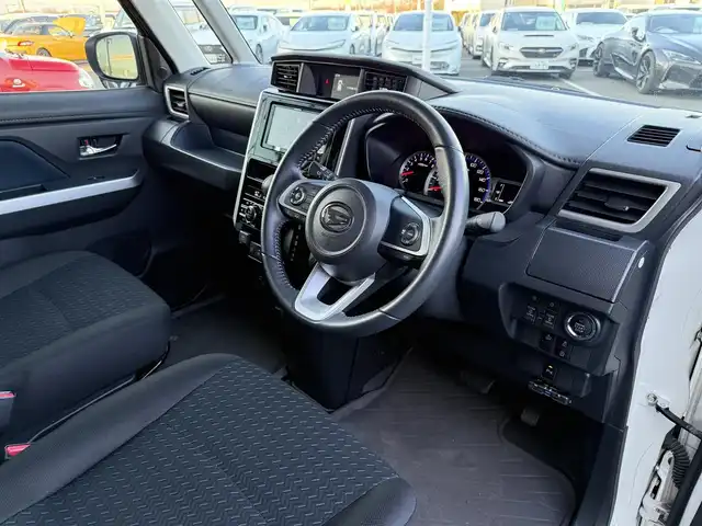 ダイハツ トール カスタムG ターボ 東京都 2021(令3)年 1.5万km パールホワイトⅢ 社外メモリナビ/パノラミックビューモニター/両側パワースライドドア/ETC/ドライブレコーダー/スマートキー/LEDヘッドライト/スマートアシスト/衝突軽減ブレーキ/レーンキープアシスト/レーダークルーズコントロール/コーナーセンサー/ステアリングスイッチ/純正15インチAW