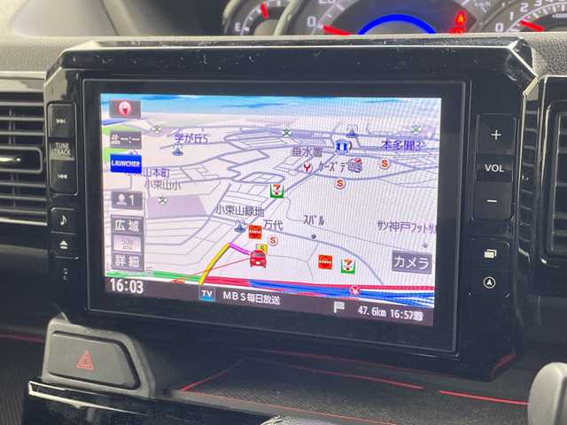 ダイハツ ウェイク G ターボ リミテッド SAⅢ 兵庫県 2020(令2)年 2.1万km パールホワイトⅢ ・純正8インチナビ/・フルセグ・BT・DVD・HDMI・USB/・全方位カメラ/・両側パワースライドドア/・ETC/・社外前方ドライブレコーダー/・スマートアシストIII/・衝突軽減ブレーキ/・レーンキープアシスト/・オートハイビーム/・誤発進抑制機能/・ステアリングスイッチ/・スマートキー/・プッシュスタート/・LEDヘッドライト/・フォグランプ/・オートライト/・社外マフラー/・純正16インチアルミホイール