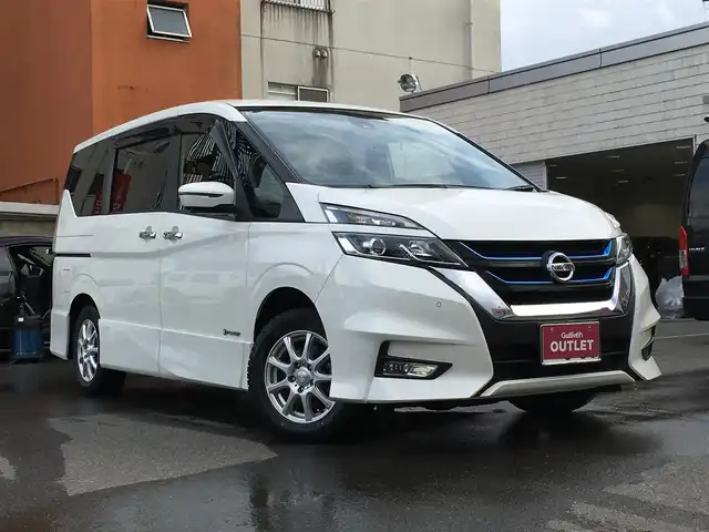 日産 セレナ ｅ パワー ハイウェイスターｖ 純正sdナビ フリップダウンモニター 18年式 平成30年式 ブリリアントホワイトパール Id 中古車検索のガリバー