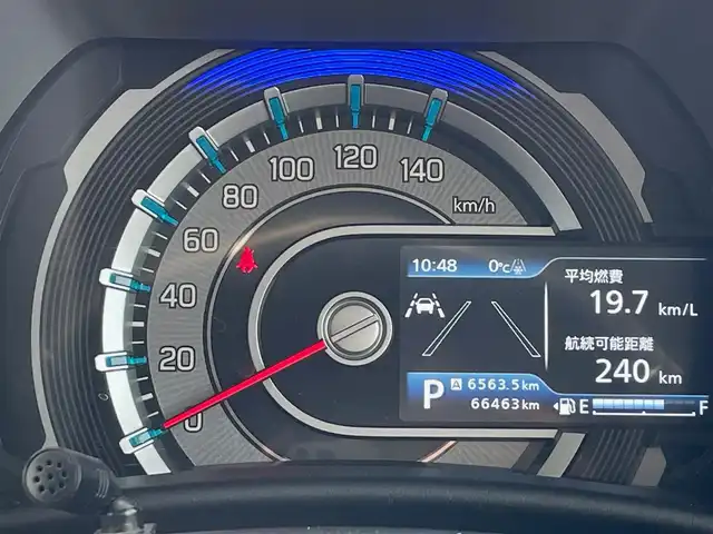 スズキ ハスラー HYBRID X ターボ 岩手県 2020(令2)年 6.7万km ブルーイッシュブラックパール3 4WD/セーフティサポート/　・デュアルカメラブレーキサポート/　・車線維持支援機能/　・車線逸脱警報機能/　・誤発進抑制機能/　・アダプティブクルーズコントロール/社外メモリナビ/　　CD/DVD/BT/SD/フルセグTV/バックカメラ/LEDオートライト/フォグランプ/シートヒーター/社外14インチアルミホイール/リアパーキングセンサー/パドルシフト/アイドリングストップ/スマートキー/ビルトインETC