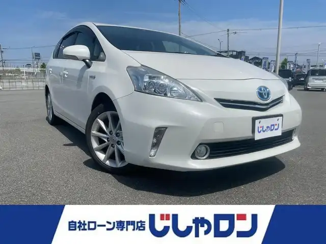 トヨタ プリウス α S ツーリングセレクション 大阪府 2012(平24)年 7.6万km ホワイトパールクリスタルシャイン (株)IDOMが運営する【じしゃロン堺店】の自社ローン専用車両になります。/こちらは現金またはオートローンご利用時の価格です。自社ローンご希望の方は別途その旨お申付け下さい