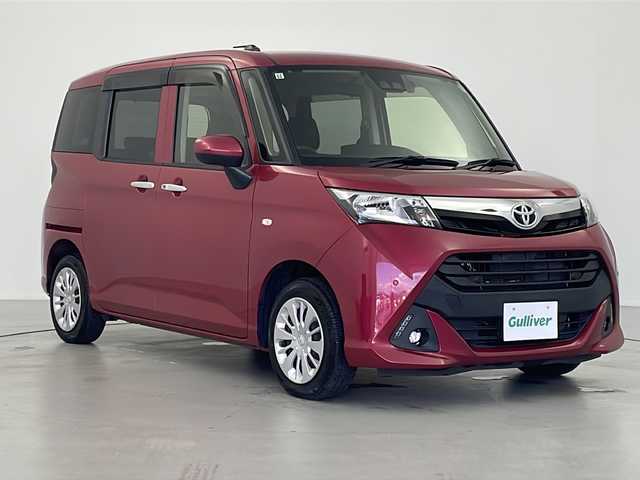 トヨタ タンク X S 岐阜県 2019(令1)年 3.4万km マゼンタベリーマイカM ワンオーナー/純正7インチSDナビ/　(AM/FM/CD/DVD/Bluetooth/フルセグTV)/バックカメラ/プリクラッシュセーフティ/コーナーセンサー/オートハイビーム/片側パワースライドドア/純正ドライブレコーダー/ビルトインETC/シートヒーター/純正ホイールキャップ/社外フロアマット/純正ドアバイザー/フォグランプ/電動格納ミラー/スペアキー