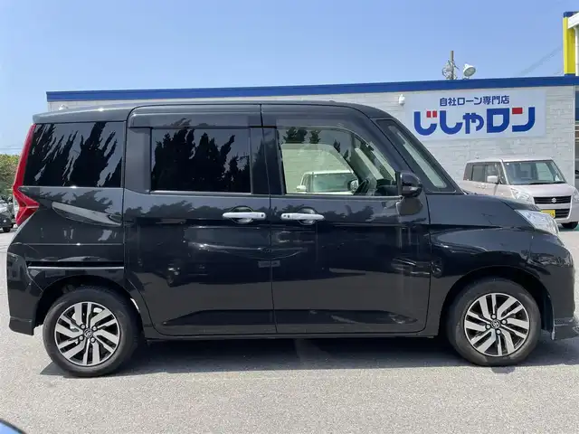 トヨタ ルーミー カスタムG 和歌山県 2020(令2)年 7.3万km ブラックマイカメタリック (株)IDOMが運営する【じしゃロン和歌山店】の自社ローン専用車両になります。こちらは現金またはオートローンご利用時の価格です。自社ローンご希望の方は別途その旨お申付け下さい/純正ナビ/CD/DVD/SD/Bluetooth/フルセグTV/クルーズコントロール/エマージェンシーブレーキ/横滑り防止装置/前後コーナーセンサー/オートマチックハイビーム/バック、フロント、全方位カメラ/ETC2.0