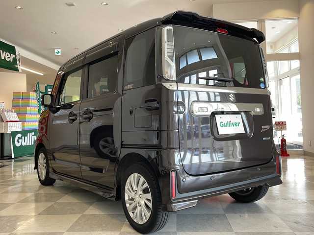 スズキ スペーシア カスタム HYBRID GS 福井県 2020(令2)年 5.3万km アーバンブラウンパールメタリック 社外7インチナビ/フルセグTV/バックカメラ/スズキセーフティサポート/ETC/前後ドライブレコーダー/パワースライドドア/シートヒーター/オートライト/LEDヘッドライト/純正AW/プッシュスタート/スマートキー/フォグランプ/ステアリングスイッチ/純正フロアマット/ウィンカーミラー