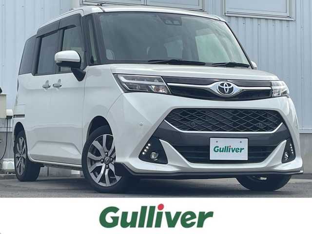 トヨタ タンク カスタムG－T 愛媛県 2020(令2)年 6万km パールホワイトⅢ 純正9インチナビ/（Bluetooth/SD/CD/DVD/フルセグTV)/バックカメラ/ETC/両側パワースライドドア/シートヒーター/クルーズコントロール/純正15インチアルミホイール/純正フロアマット/純正ドアバイザー/LEDヘッドライト/オートライト/フォグランプ/ABS/横滑り防止装置/衝突被害軽減ブレーキ/盗難防止装置