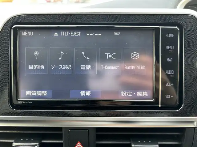 トヨタ シエンタ ハイブリッド G クエロ 静岡県 2019(令1)年 5.2万km ホワイトパールクリスタルシャイン 純正メモリナビ/（AM/FM/CD/DVD/BT)/フルセグTV/バックカメラ/両側パワースライドドア /クルーズコントロール/スマートキー/プッシュスタート/プリクラッシュ セーフティ/レーンキープアシスト/横滑り防止装置/ハーフレザーシート/ビルトインETC2.0/前後コーナーセンサー/パーキングサポートブレーキ/純正１５インチアルミホイール/前後型ドライブレコーダー/純正フロアマット/電格ミラー/ドアバイザー /取り扱い説明書